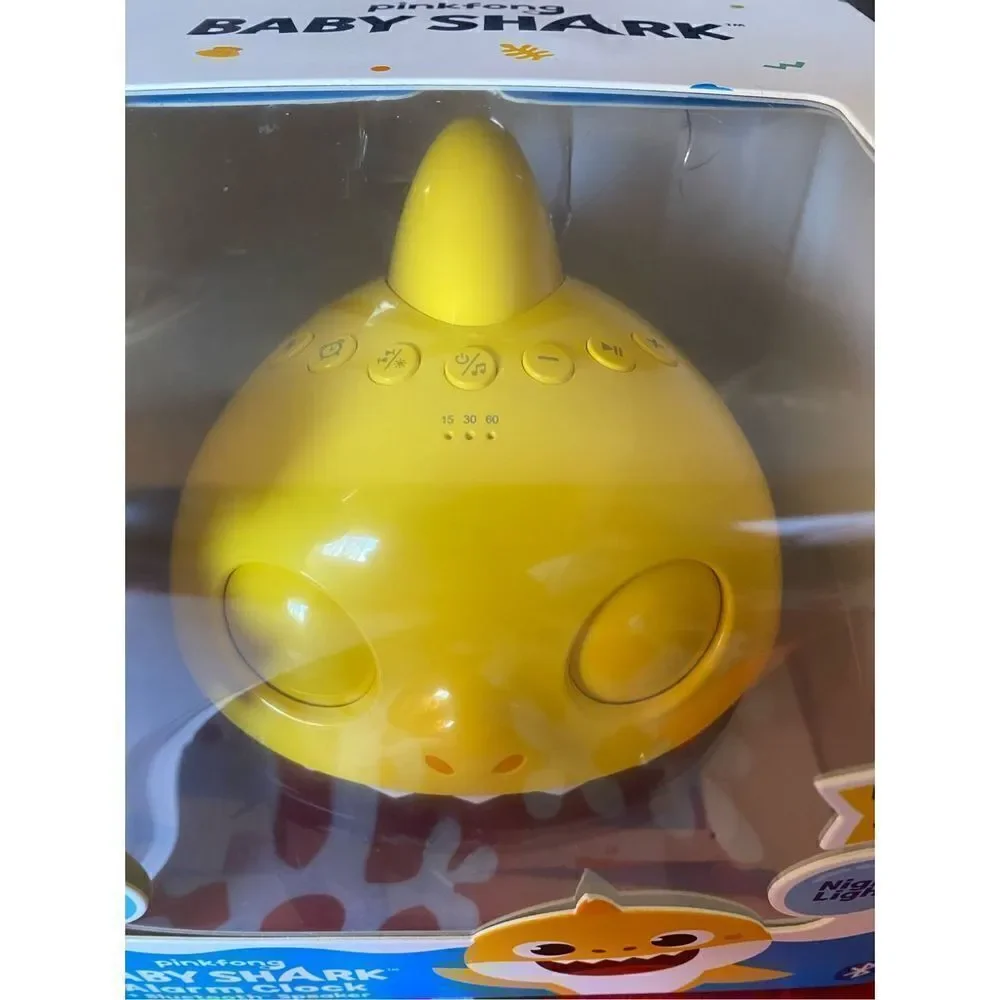 Nickelodeon, pink, frog, baby, shark alarm clock, Bluetooth speaker new